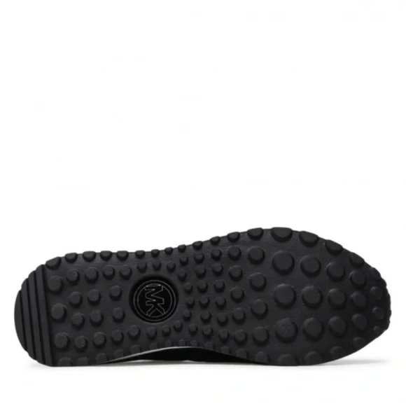 Michael Kors Bodie Metallic Logo Knit Slip-On Trainer Sneakers - Black Sz 10 NWT - Picture 8 of 12